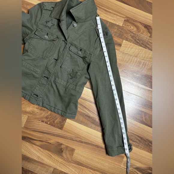 MCGUIRE Camo Green Military Style Button Down Jacket Size S - Picture 11 of 15
